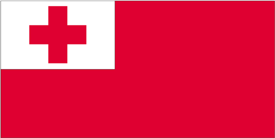 Tonga Flag-3' x 5' Indoor Flag-0