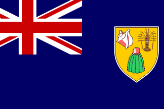 Turks & Caicos Flag-4" x 6" Desk Flag-0