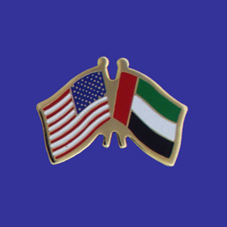 USA+United Arab Emirate Friendship Pin-0