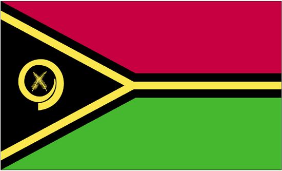Vanuatu Flag-4" x 6" Desk Flag-0