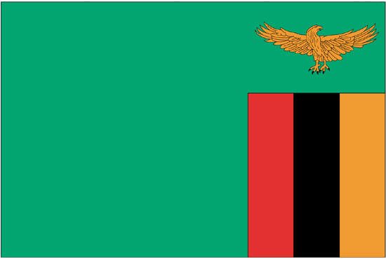 Zambia Flag-3' x 5' Outdoor Nylon-0