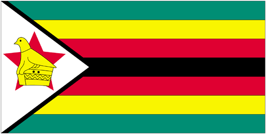Zimbabwe Flag-3' x 5' Outdoor Nylon-0